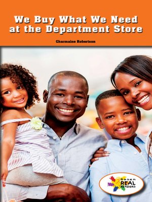 cover image of We Buy What We Need at the Department Store